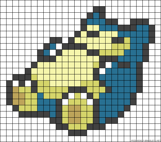 10 Pokemon Pixel Art Templates